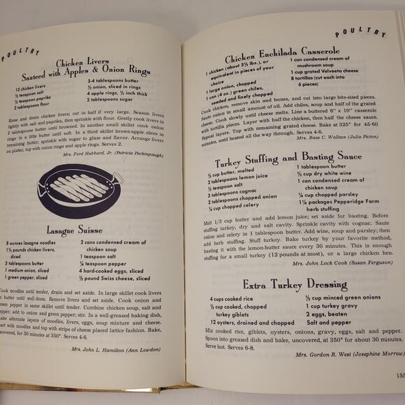 Vintage Junior League Of Houston Cookbook 1992 Hardback Pre-Owned No Dust Cover - Picture 9 of 10